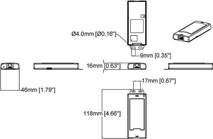 Actual product image Axis P1265 MK II MODULAR (1920 x 1080 Pixels)
