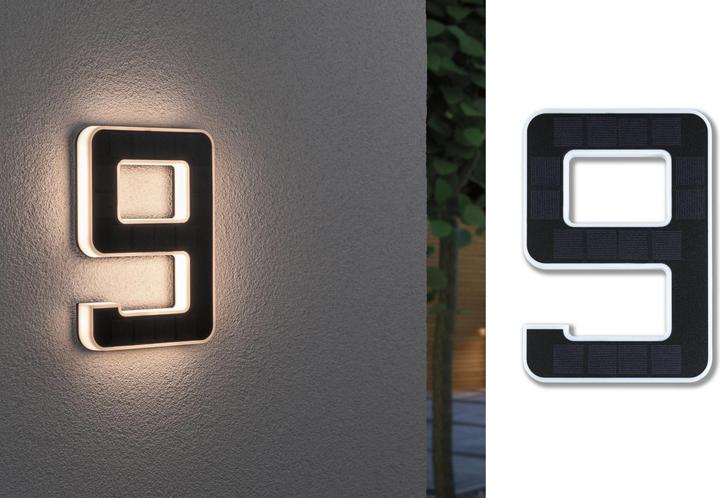 Actual product image Paulmann Solar house number (20 lm, IP44)