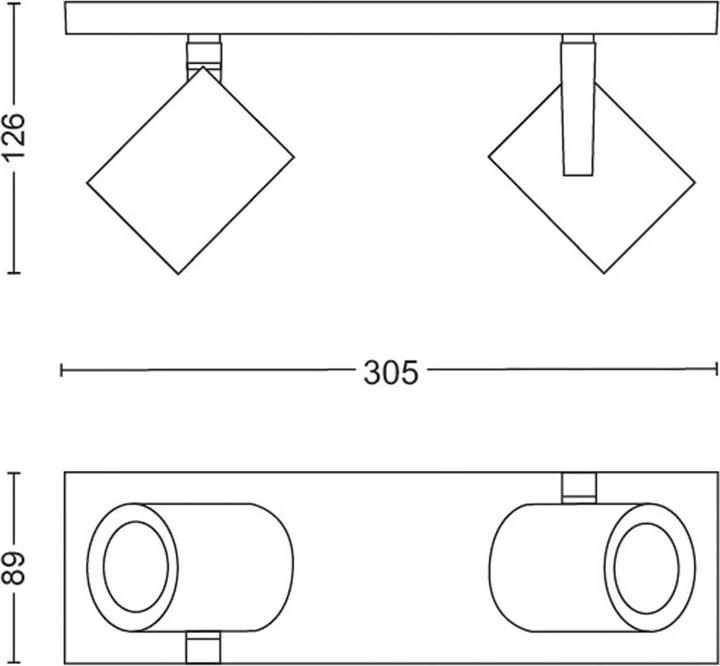 Produktbild Philips Hue Argenta Basis BT (350 lm, GU10)