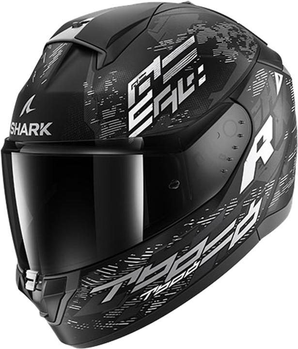 Actual product image Shark Casque Intégral Ridill 2 Molokai / Noir / Gris / Mat XS (XS)