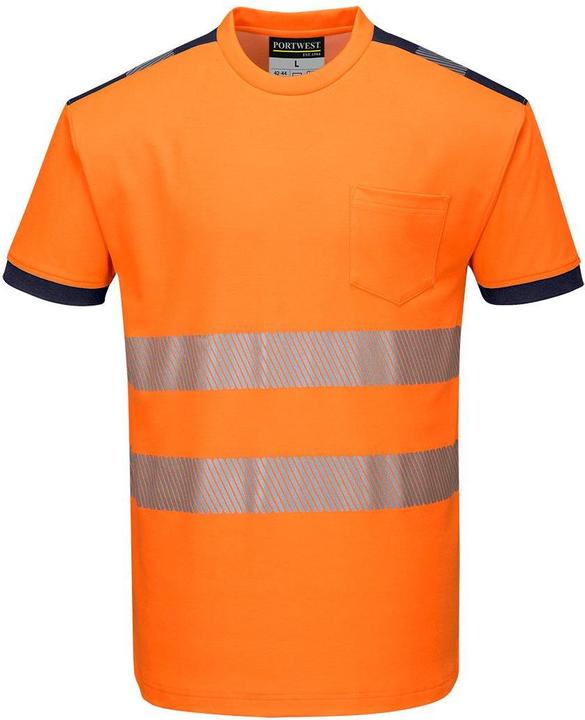 Actual product image Portwest Mens Hi-Vis Safety T-Shirt (S)