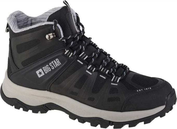 Big Star Scarpe da trekking da uomo KK174097 nero, taglia 44 (44)
