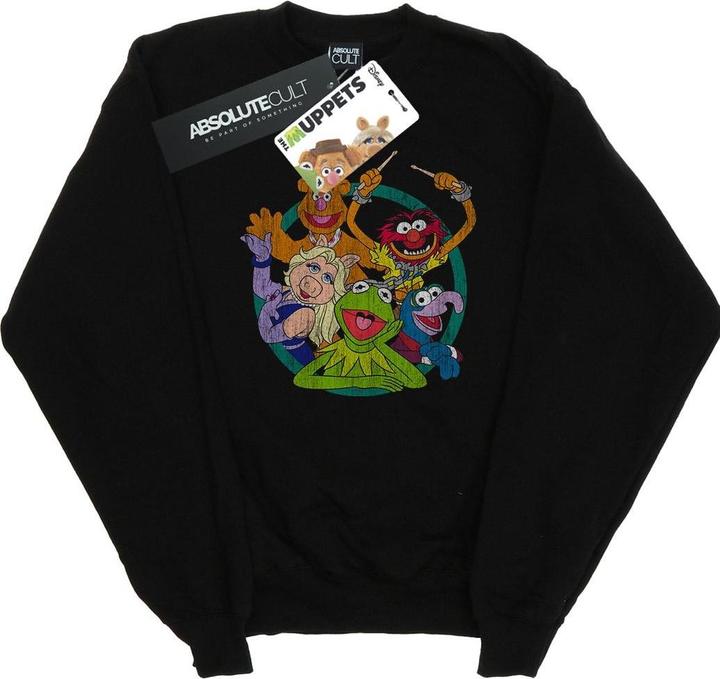 Immagine prodotto Disney The Muppets Group Circle Felpa Uomo (L)