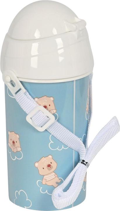 Produktbild Safta Flasche mit Deckel und Strohhalm Baby bear Blau PVC 500 ml (0.50 l)