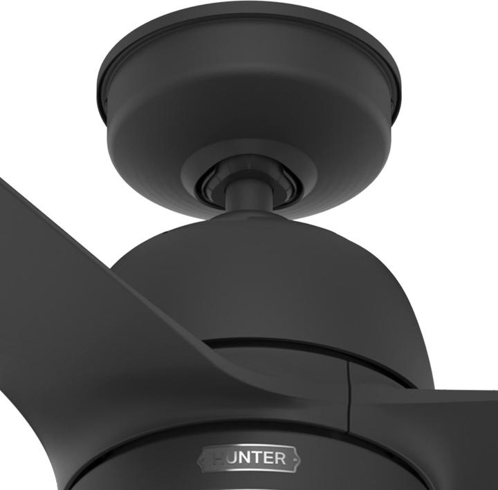 Produktbild Hunter Fans Outdoor Deckenventilator Seawave Schwarz mit Licht (45.70 dB)