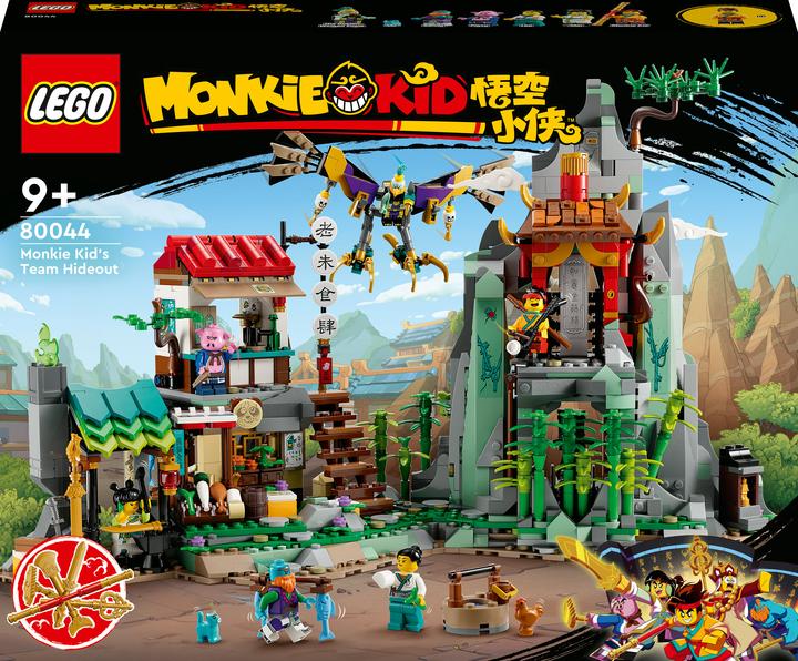 Image du produit LEGO 80044 Monkie Kids Cachette de l'équipe (80044, LEGO Monkie Kid)