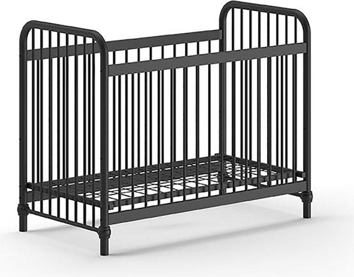 Actual product image Jaxx Bronxx Babybed Matt Black 60X120Cm (60 x 120 cm)