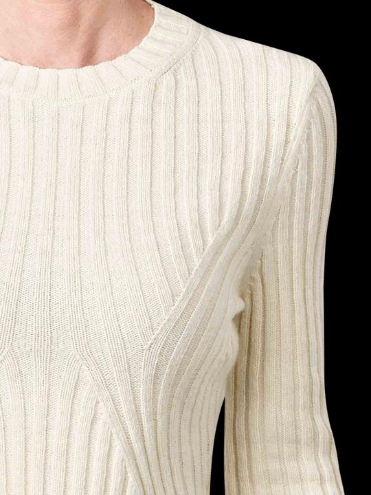 Produktbild Marc O'Polo Long Sleeve Pullover Transfer Detail Creamy Whit (XS)