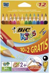 Immagine prodotto Bic Kredki Kids ecolutions Evolution Triangle pude?ko 10+2 szt. 8871462 (Multicolore)