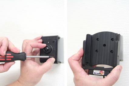Produktbild Brodit Aktivhalter m Kugelgelenk - Handy/Smartphone - Aktive Halterung - Auto - Schwarz