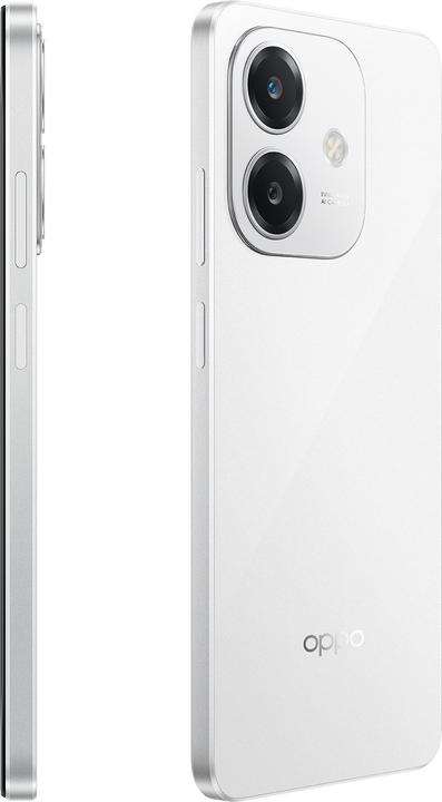 Actual product image OPPO A40m 8-256Gb 6.67" Dual Sim Starlight (256 GB, Starlight White, 6.67", Dual SIM, 50 Mpx, 4G)