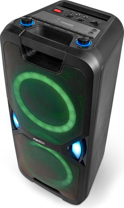 Produktbild Medion MD 44468 Partylautsprecher schwarz (15 h, Netzbetrieb, Akkubetrieb)