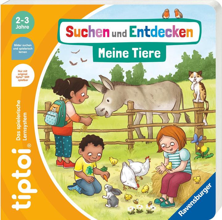 Actual product image Ravensburger Suchen und Entdecken: Meine Tiere (German, Sandra Grimm, Sandra Reckers, 2024)