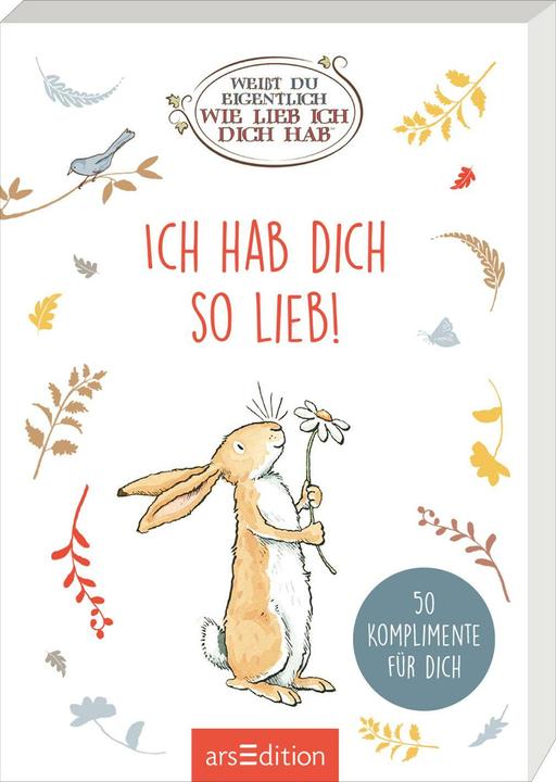 Immagine prodotto Weisst du eigentlich, wie lieb ich dich hab? Ich hab dich so lieb! (Tedesco, Sam McBratney, Anita Jeram, 2024)