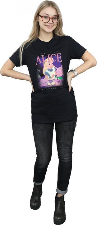 Actual product image Disney Womens/Ladies Alice in Wonderland Montage Cotton Boyfriend T-Shirt (XXL)