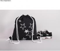 Actual product image Rayher Drawstring bag with drawstring, black, 1 piece