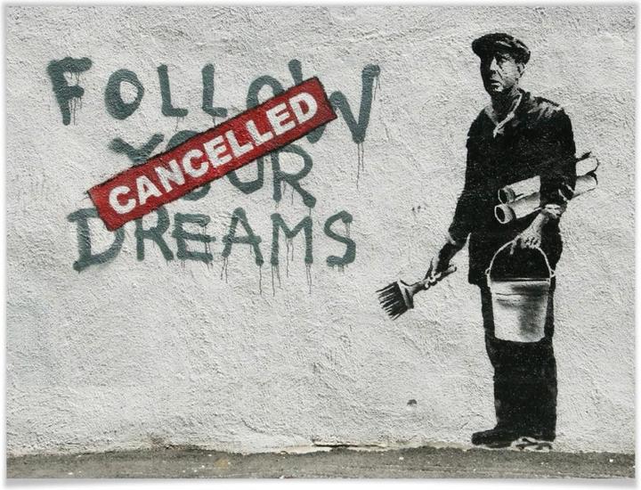 Produktbild Trenddeko Follow your dreams (30 x 24 cm)