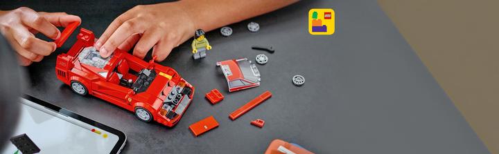 Actual product image LEGO Ferrari F40 super sports car (76934, LEGO Speed Champions)