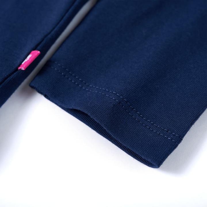 Produktbild VidaXL Kinder-Langarmshirt Marineblau 116,Material: 95 % Baumwolle (116)