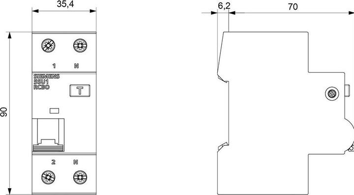 Image du produit Siemens 5SU13566KK13 Interrupteur