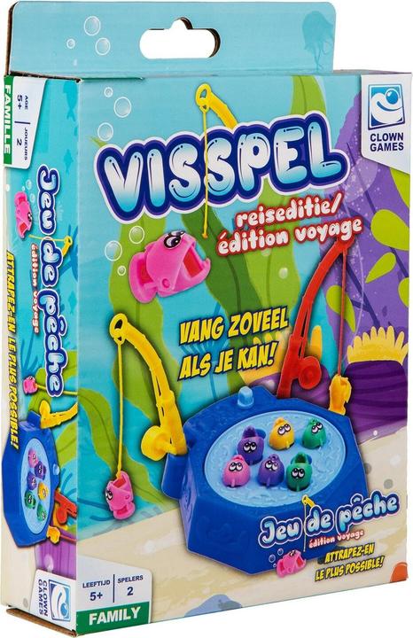 Actual product image Clown games Fishing Game Travel (French)