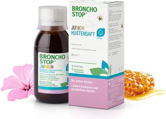 Actual product image Hänseler BRONCHOSTOP Junior cough syrup 200ml (1 Piece)