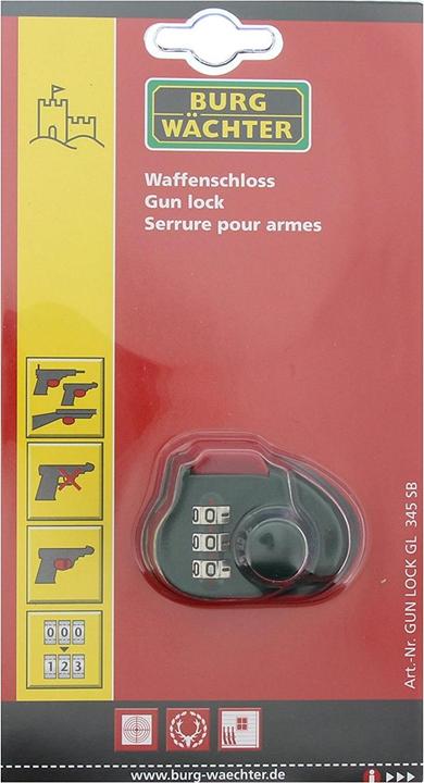 Image du produit Burg Wächter Serrure à combinaison Gun Lock GL 345 SB