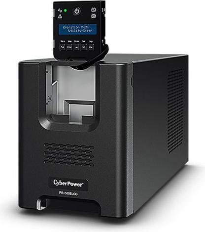 Immagine prodotto Cyberpower PR1500ELCD Line-Interactive 1500VA/1350W Sinsuwelle AVR LCD Output(8) IEC RS232 USB HID EPO SNM... (1500 VA, 1350 W, Interattivo linea UPS)