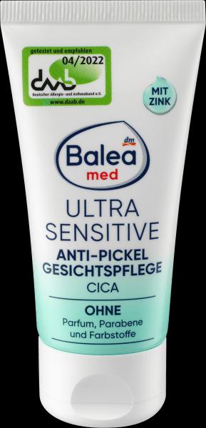 Immagine prodotto dm Balea Med Ultra Sensitive Trattamento viso anti-imperfezioni con Cica (50 ml, Crema 24h)