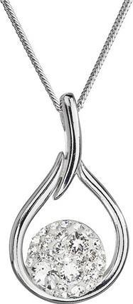 Evolution Group Timeless silver necklace with Swarovski 32075.1 (chain. pendant) (L)