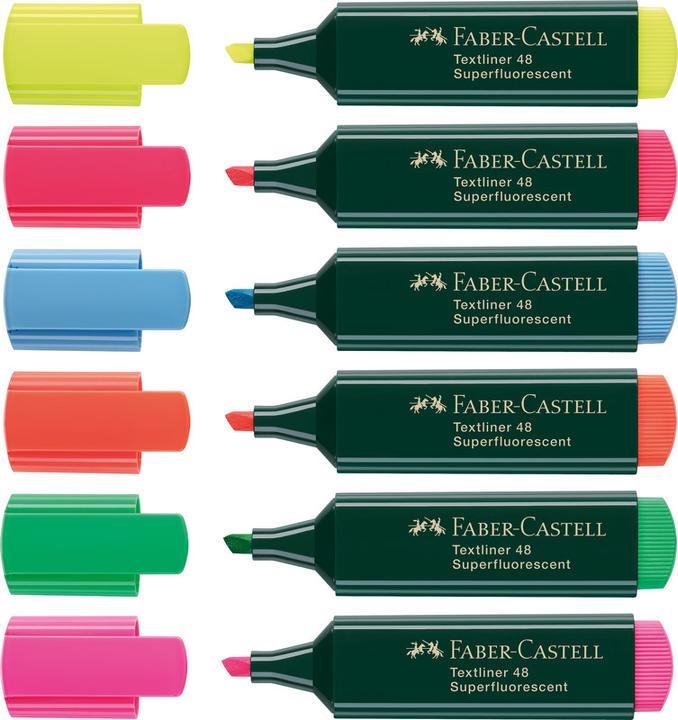 Actual product image Faber-Castell Highlighter Textliner 48 (Blue, 5 mm, 1 x)