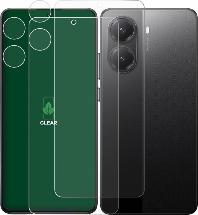 Image du produit ScreenLeaf Film de protection d'écran, Protection d'écran Écologique, Clear, Anti-Rayures (2 pièce(s), Xiaomi Poco X7 Pro)