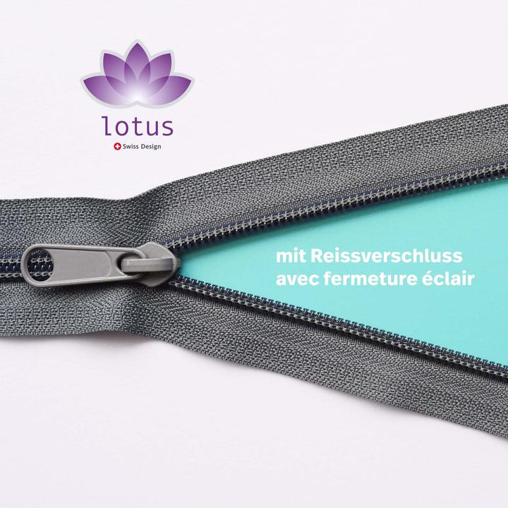 Immagine prodotto Lotus Bettwaren Biancheria da letto in raso Seersucker uni (Copricuscino, 50 x 70 cm)