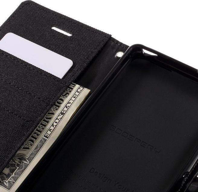 Actual product image Goospery Canvas Diary Series (Sony Xperia XA)