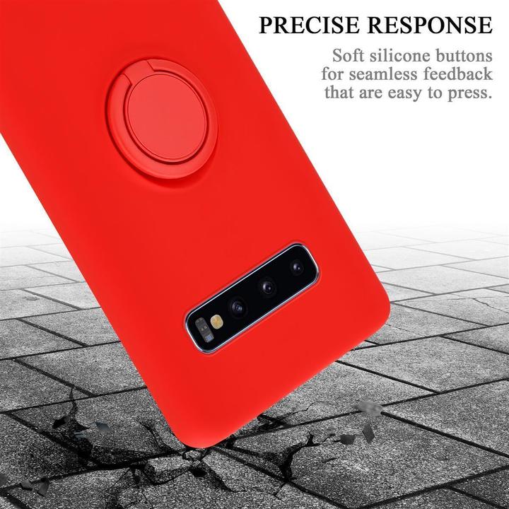 Productafbeelding Cadorabo TPU Vloeibare Ring Silicone Hoesje (Samsung Galaxy S10+)