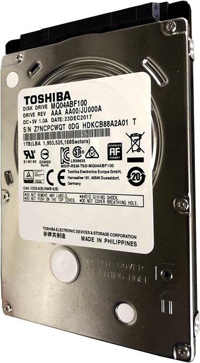 Image du produit Toshiba MQ04ABF100 (1 To, 2.5")