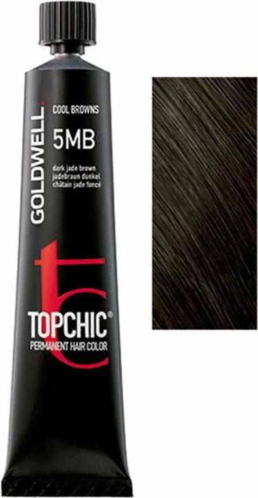 Actual product image Goldwell Topchic (5MB Jade Brown Dark)