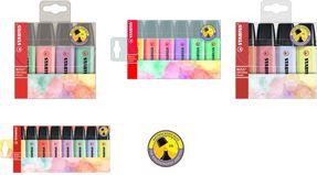 Immagine prodotto STABILO BOSS ORIGINAL Evidenziatore pastello (Calce dolcissima, Fiore di ciliegio, Rosa, Blu nuvoloso, Rosso corallo, 5 mm, 4 x)