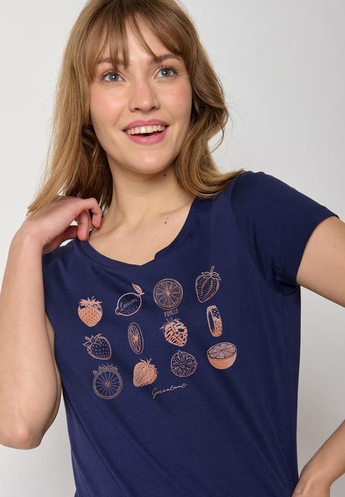 Produktbild Greenbomb Women's Bike Strawberry Loves T-Shirt (XXL)