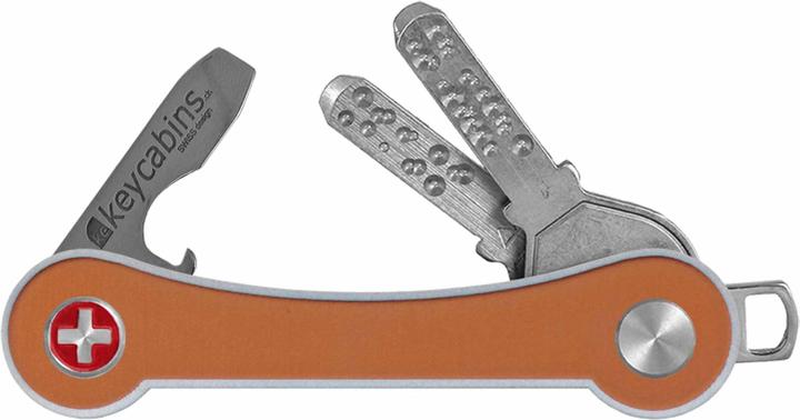 Actual product image Keycabins Key organizer KCAFS1.4 aluminum frame S1 gold matt