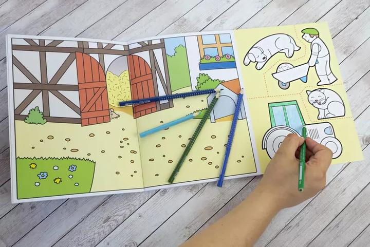 Produktbild Wir basteln. - Malen, Ausschneiden, Kleben - Bauernhof