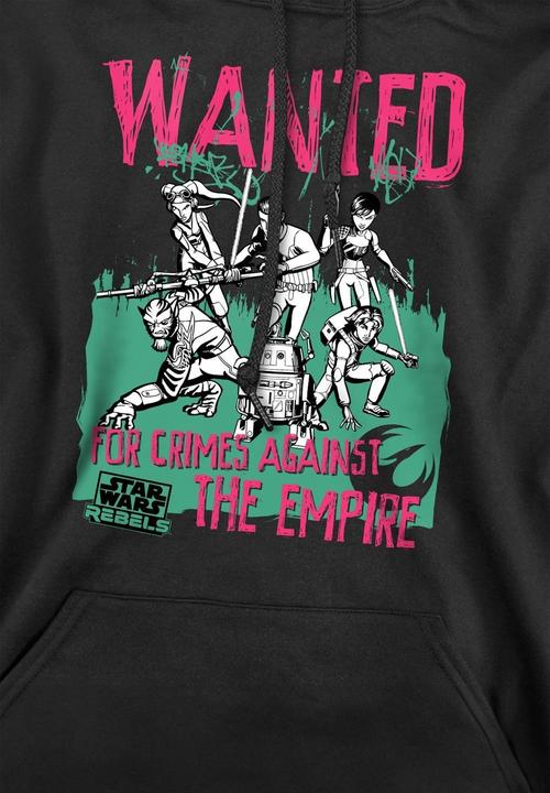 Image du produit Star Wars - Sweat à capuche WANTED REBELS - Homme (XXL)