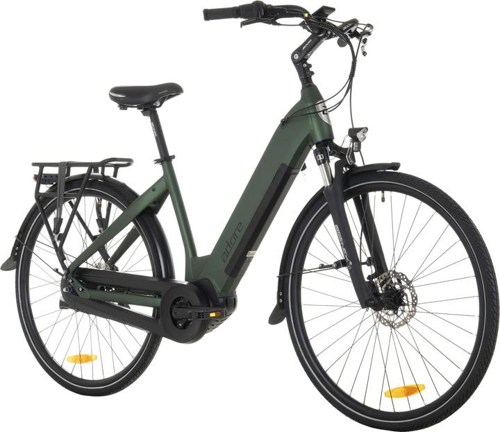 Image du produit Adore E-Citybike 28" Alu Vélo de ville CX-280 Moteur central 60NM / 15Ah British Green matt (48 cm)