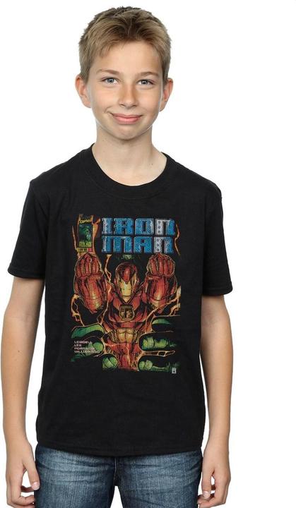 Image du produit - T-shirt IRON MAN COMIC BOOK COVER - Garçon (152, 158)