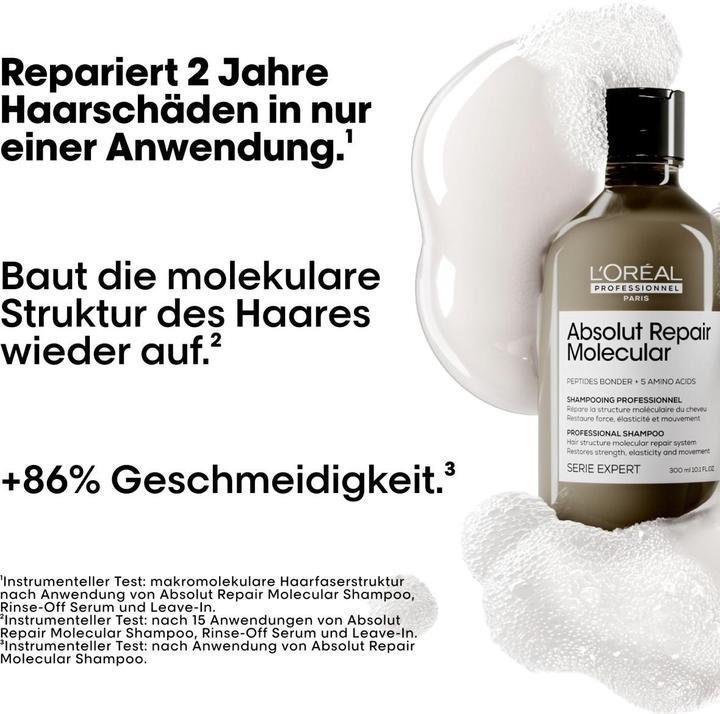 Produktbild L'Oréal Professionnel Absolut Repair Molecular (300 ml, Flüssiges Shampoo)