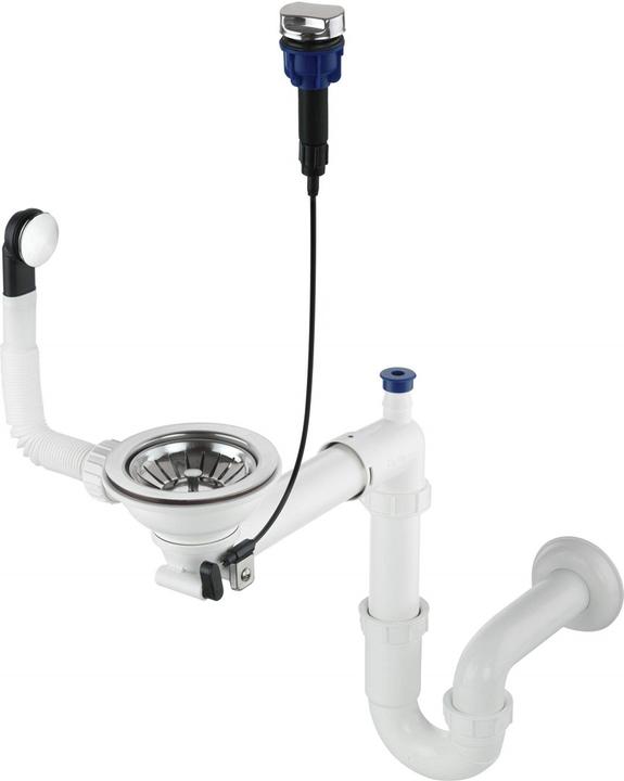 Actual product image Deante Syfon Syfon rurowy pojedynczy 3,5" (ZXY 9972)
