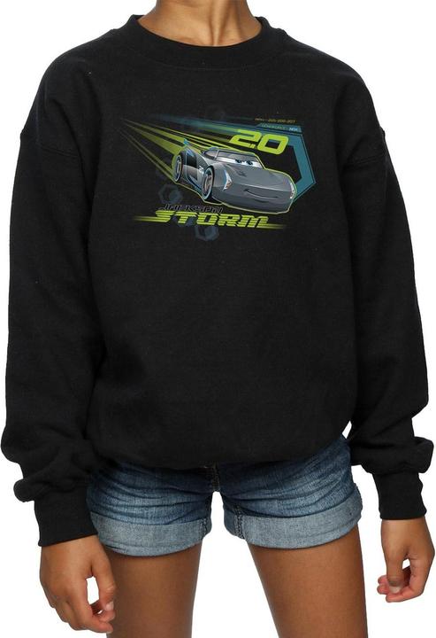 Actual product image Disney Girls Cars Jackson Storm Sweatshirt (140, 146)