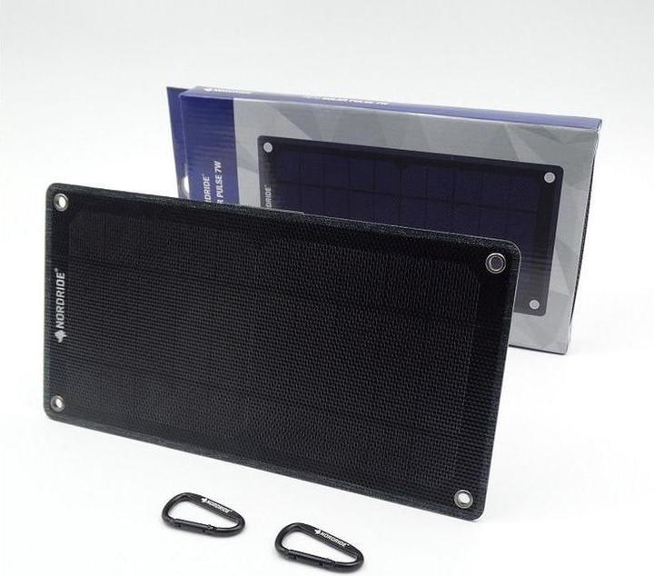Actual product image Nordride Solar Panel Pulse 7W 5 V USB-A 1.2A (7 W, 0.21 kg)
