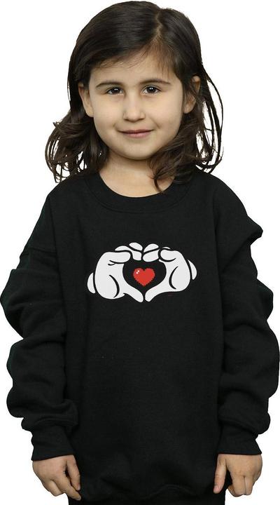 Immagine prodotto Disney Mickey Mouse Heart Hands Felpa Ragazze (152, 158)
