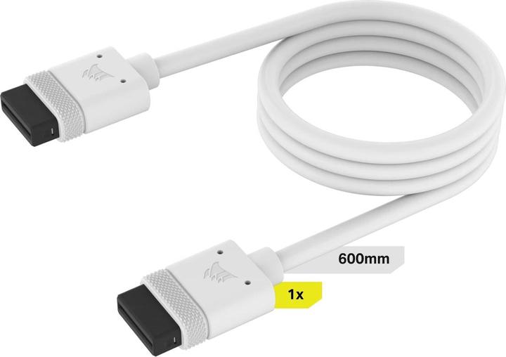 Immagine prodotto Corsair Cavo iCUE LINK 600 mm con connettori diritti, bianco